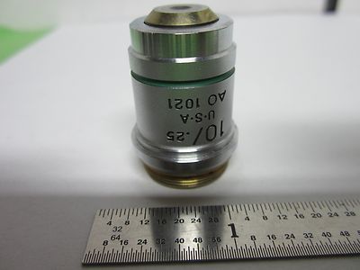 Microscope Objective American American Optical Co. Plan Achro 10X Infinity Optics