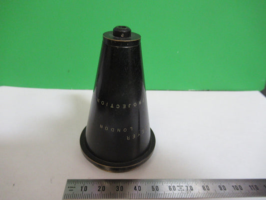 Antique Brass Rare UK England Dallmeyer Projection Gauge Microscope Part