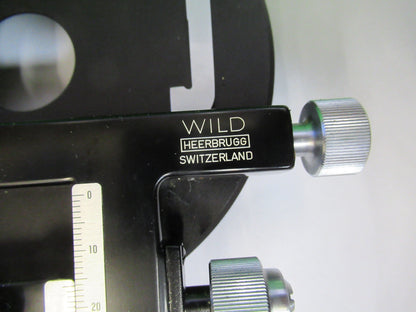 Wild Swiss Bino Xy Stage Table Microscope Part