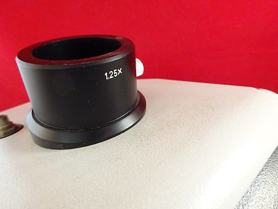 MICROSCOPE PART TRINOCULAR HEAD LEITZ GERMANY 512761/20 OPTICS AS IS BN#E2-ii-02
