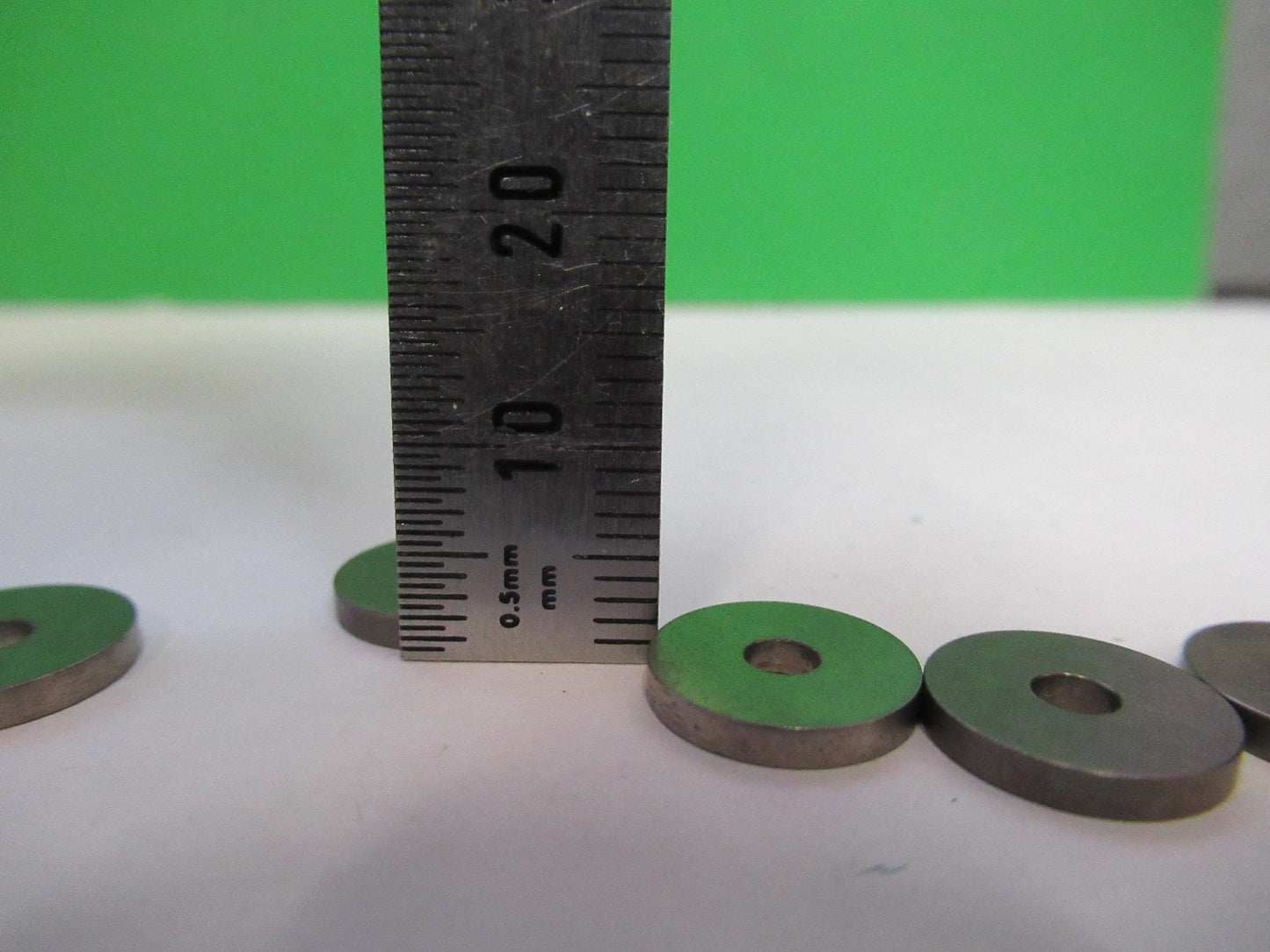 TUNGSTEN ALLOY WASHERS RARE HEAVY METAL WOLFRAM 15gr AS PICTURED V3-A-14