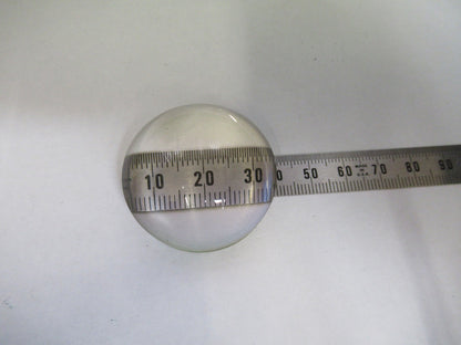 OPTICAL HIGH CONVEX PLANO LENS THICK GLASS MIL SPEC OPTICS AS PICTURED V3-A-21