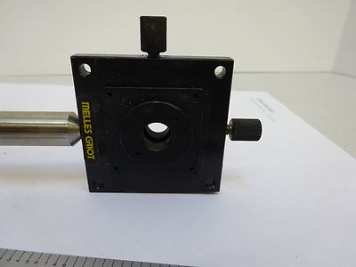 OPTICAL MELLES GRIOT FIBER LENS MIRROR HOLDER  LASER OPTICS AS IS BIN#J6-B-05