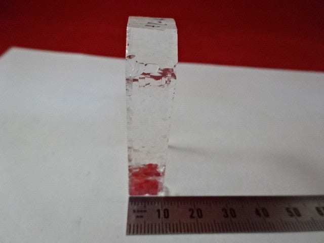 RARE COLLECTABLE Q FACTOR SLAB SYNTHETIC QUARTZ CRYSTAL FREQUENCY CONTROL W8-B22