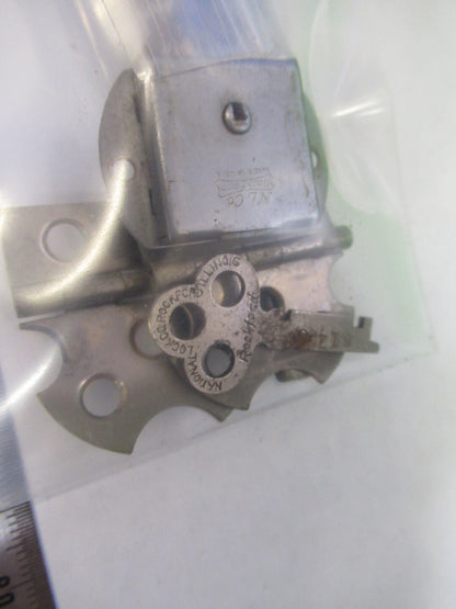 BAUSCH LOMB HINGES + LOCK PLUS KEY  MICROSCOPE PART AS PICTURED X9-B-32