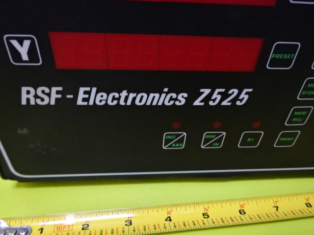FOR PARTS  RSF ELECTRONICS Z525 READOUT MODULE POSITIONING AS IS #TD-3