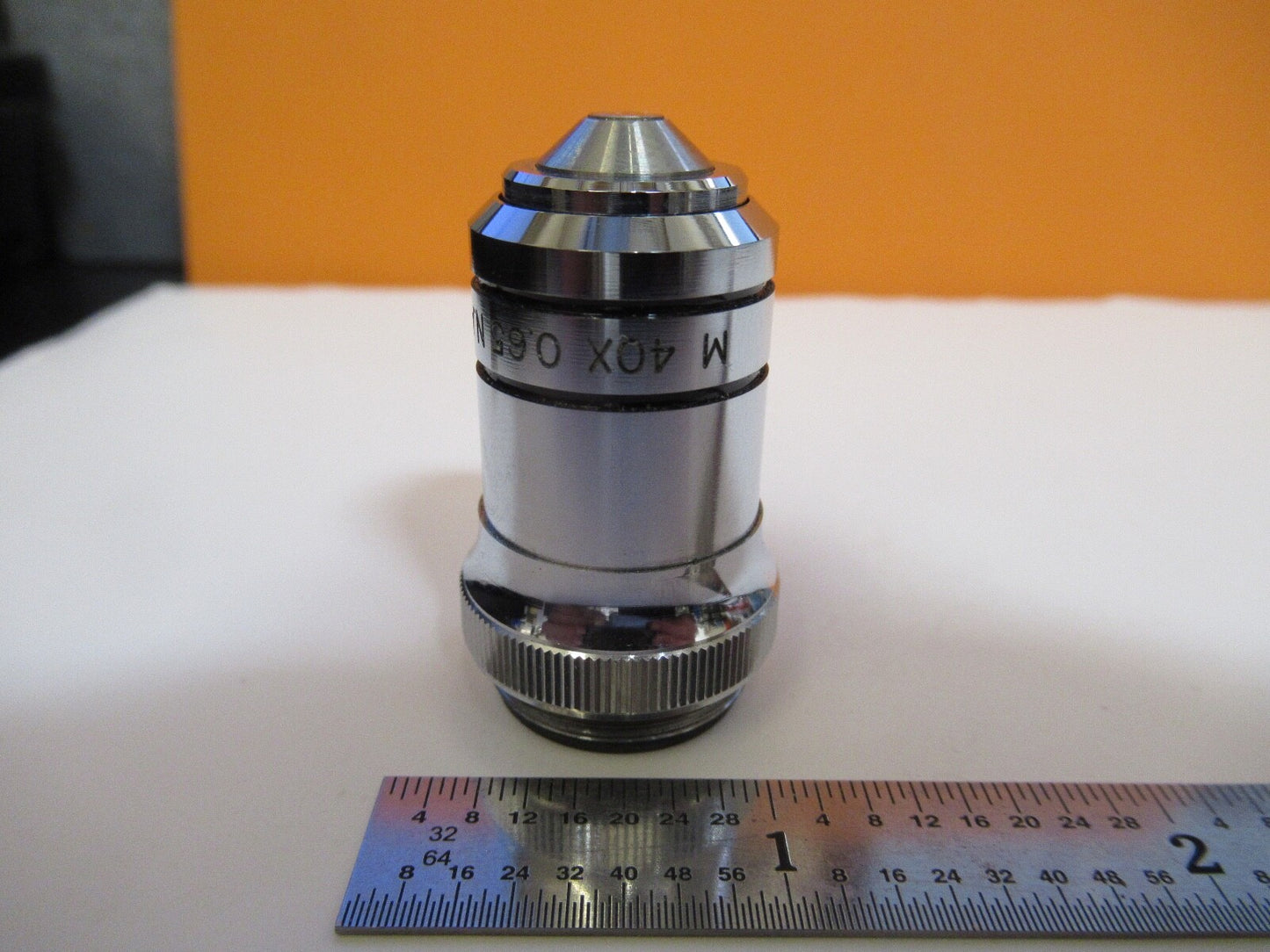 BAUSCH LOMB M 40X 31-22-83 OBJECTIVE OPTICS MICROSCOPE PART AS PICTURED &A4-A-29