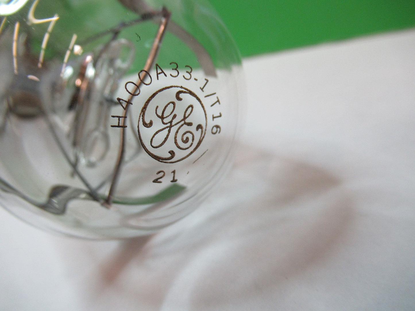 LAMP BULB GE HUGE RARE BULB H400A33-1/T16  AS PICTURED W3-C-08