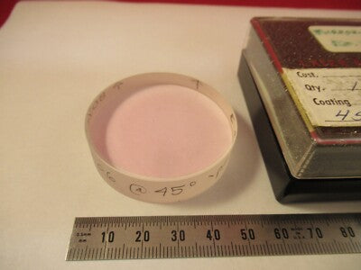 OPTICAL FLAT LENS WAVELENGTH 1060nm IR LASER OPTICS AS PICTURED &19-B-10
