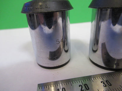 BAUSCH LOMB EYEPIECE PAIR 10X OPTICS MICROSCOPE  PART AS PICTURED #H9-C-13