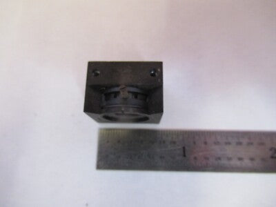 OPTICAL MOUNTED IRIS DIAPHRAGM OPTICS MICROSCOPE PART AS PICTURED &5K-A-46