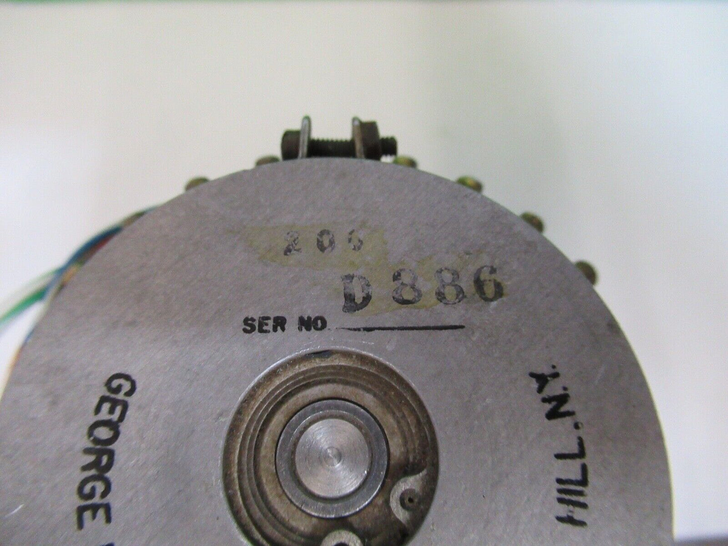 SERVO RESISTANCE GEAR GEORGE RATTRAY RHEOSTAT AS PICTURED  Q7-B-05