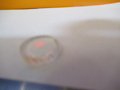 OPTICAL HP HEWLETT PACKARD SILICA COATED LENS LASER OPTICS AS PICTURED R5-A-66