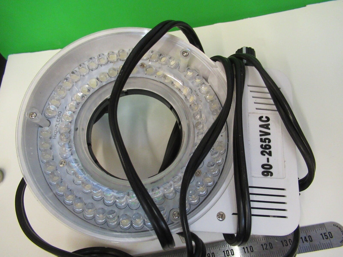 LED RING LAMP STEREO ILLUMINATOR OPTICS MICROSCOPE PART AS PICTURED &15-A-34