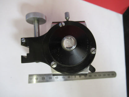 BAUSCH LOMB CONDENSER + IRIS ASSEMBLY MICROSCOPE PART AS PICTURED Q2-112