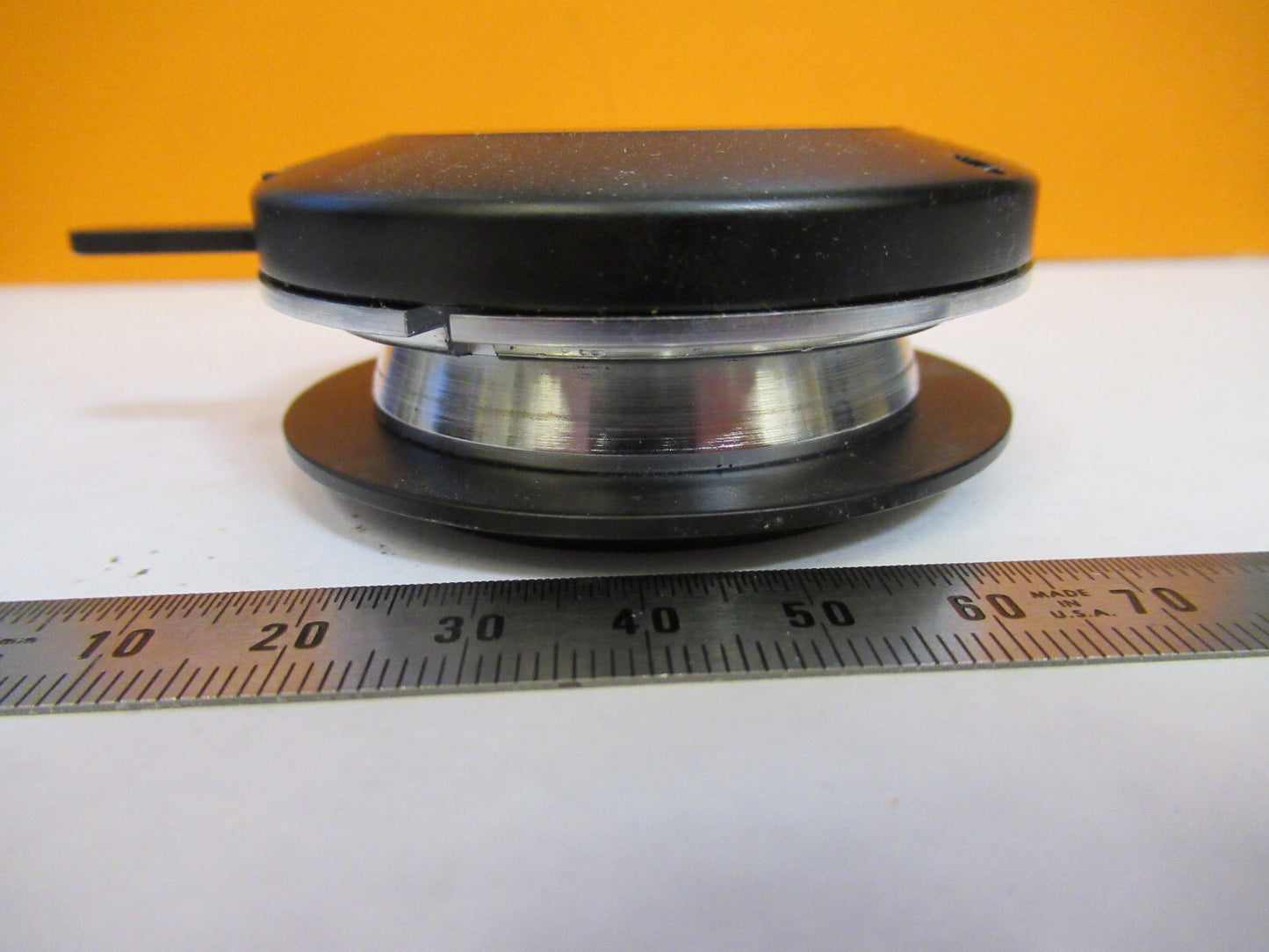 ANTIQUE AO SPENCER CONDENSER + IRIS MICROSCOPE PART AS PICTURED X6-A-12