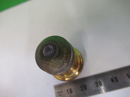 ANTIQUE LEITZ GERMANY OBJECTIVE 10X LENS "3" MICROSCOPE PART AS PICTURED X5-A-30