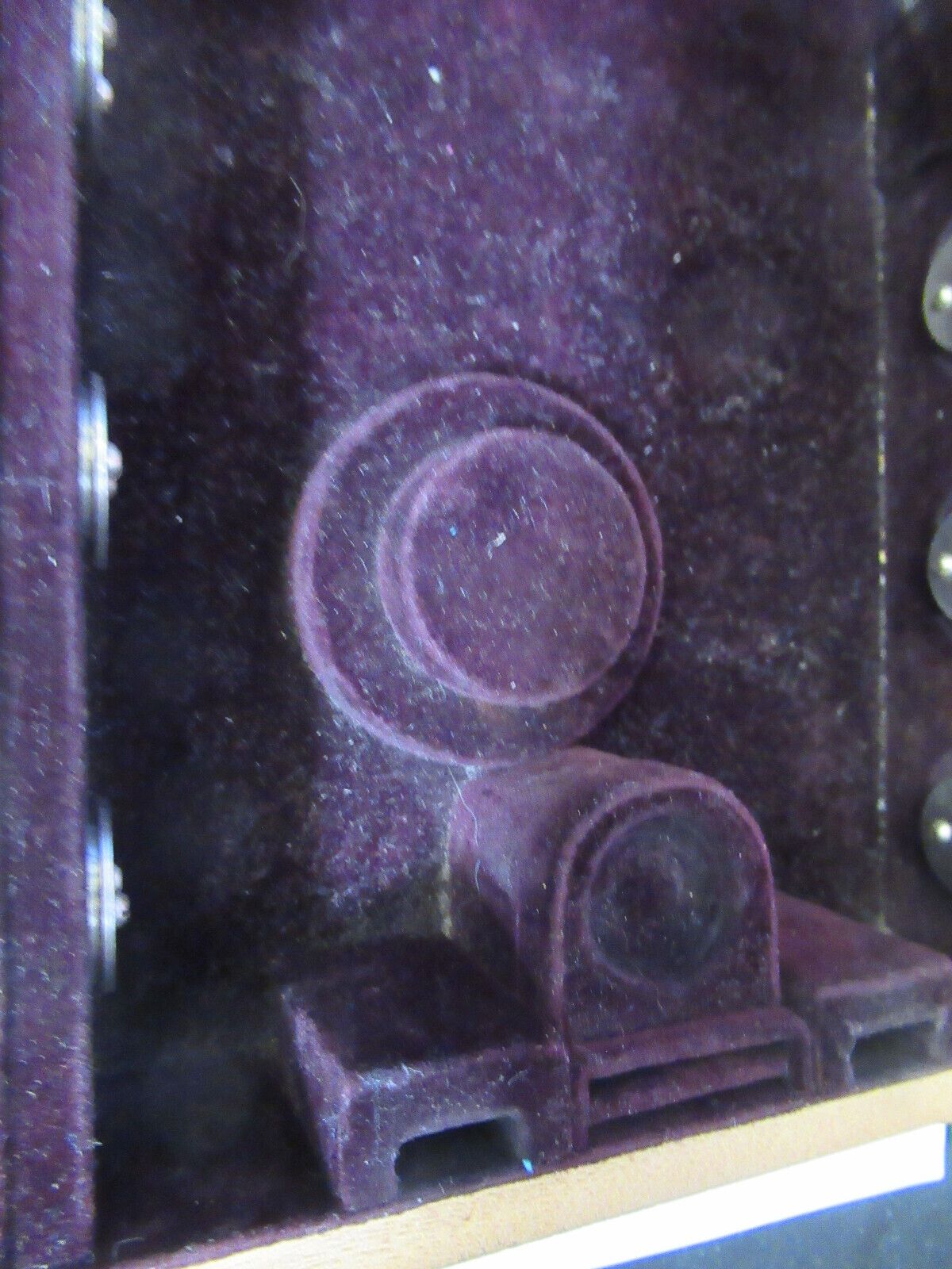 EMPTY WOOD BOX LEITZ WETZLAR GERMANY POL MICROSCOPE PART AS PICTURED Q7-A-19