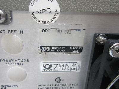 HP  8590B SPECTRUM RF ANALYZER FREQUENCY 1.8 GHz HEWLETT PACKARD AS IS BIN#TA-2
