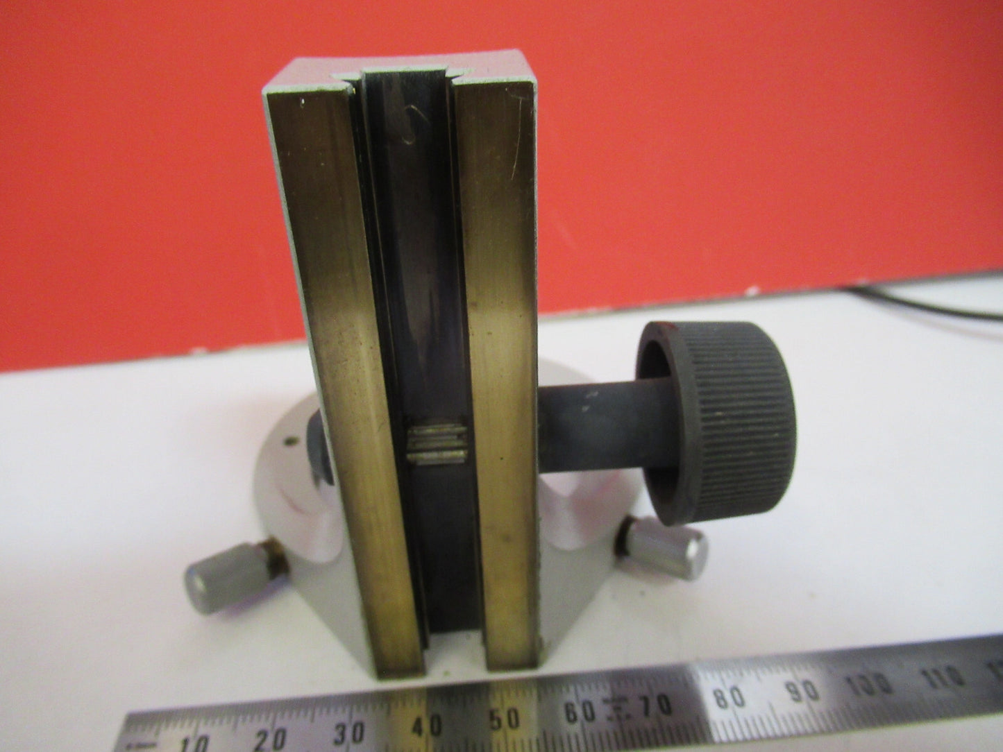 Carl Zeiss AG Germany Condenser Holder Center Microscope Part