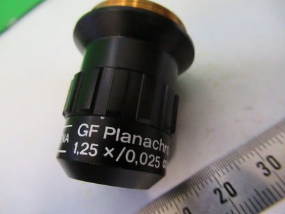 AUS JENA GERMANY INFINITY OBJECTIVE 1.25X PLANACHROMAT MICROSCOPE PART T2-A-10