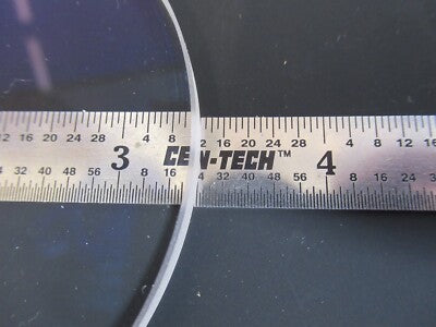 Optical BK7 Glass Round Window Plate 3.375" Diameter Optic