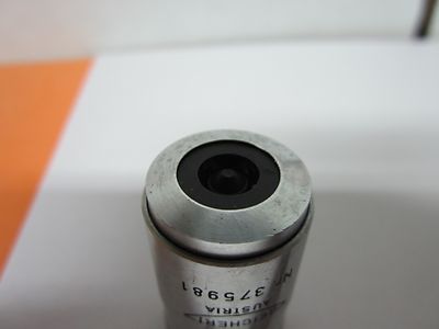 FOR PARTS MICROSCOPE OBJECTIVE REICHERT AUSTRIA EPI 28X OPTICS BIN#B3-D-9