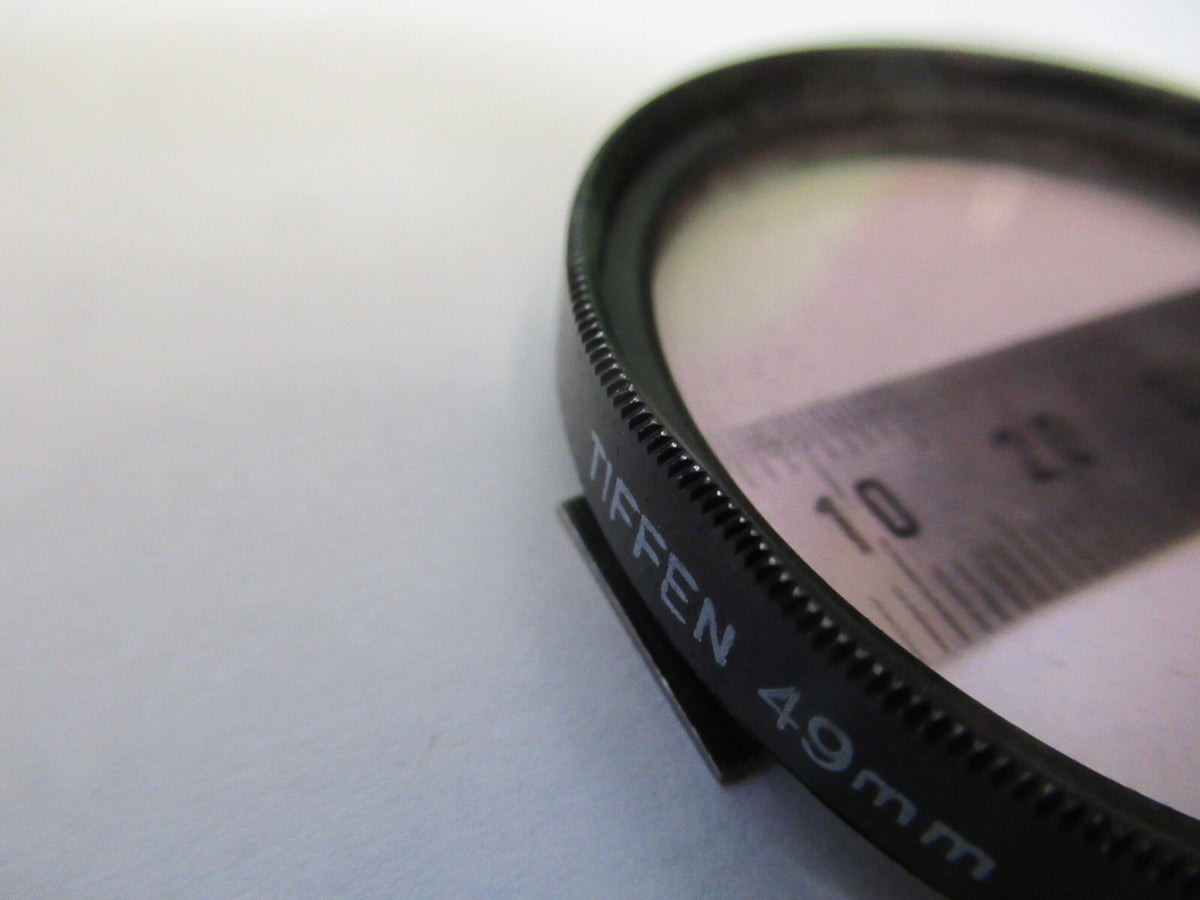 CAMERA LENS COVER FILTER TIFFEN SKYLIGHT 1A 49mm AS PICTURED R2-A-114