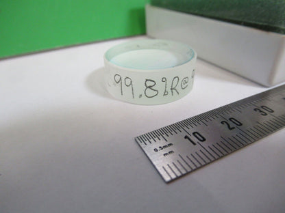 OPTICAL ex-NASA COATED LENS INFRARED LASER OPTICS AS PICTURED Q7-A-59