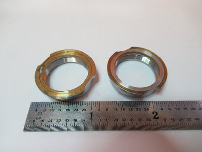 ERNST LEITZ DEUTSCHLAND LOS 2 OHRRINGADAPTER MIKROSKOPTEIL wie abgebildet A2-A-40