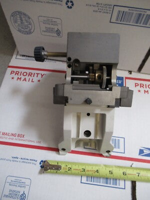 LEICA DMRB GERMANY STAGE TABLE HOLDER MICROSCOPE PART AS PICTURED &FT-6-183