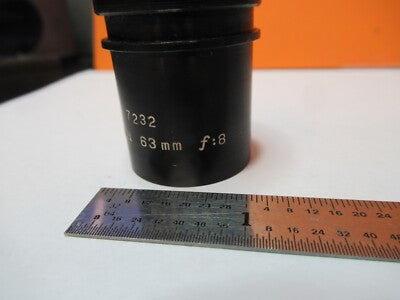 Anstron Lens 63mm F:8 Microscope Part Objective Optics
