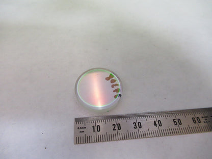 OPTICAL FLAT COATED OPTICS LASER OPTICS  AS PICTURED S7-A-15
