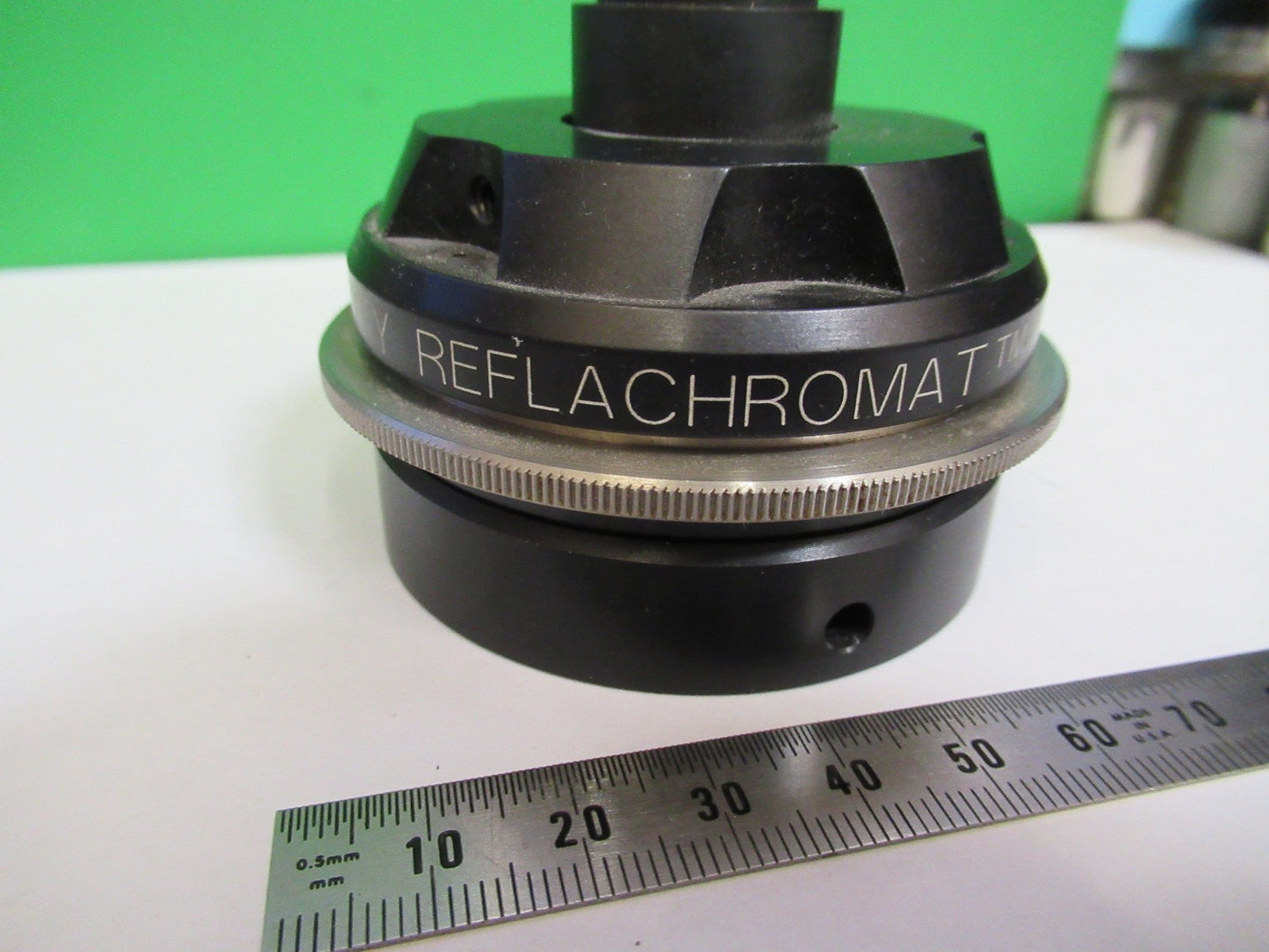 SPECTRA TECH REFLACHROMAT OBJECTIVE 15X MICROSCOPE PART AS PICTURED T4-A-10