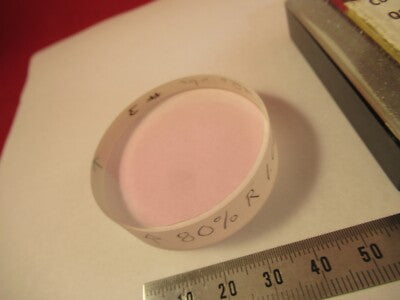 OPTICAL FLAT LENS WAVELENGTH 1060nm IR LASER OPTICS AS PICTURED &19-B-10