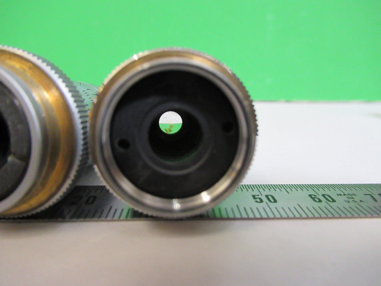 BAUSCH LOMB OBJECTIVE  LOT 10X 43X 97X MICROSCOPE PART AS PICTURED G8-A-41