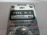 VINTAGE RADIO MARINE QUARTZ CRYSTAL FREQUENCY 2738 KC