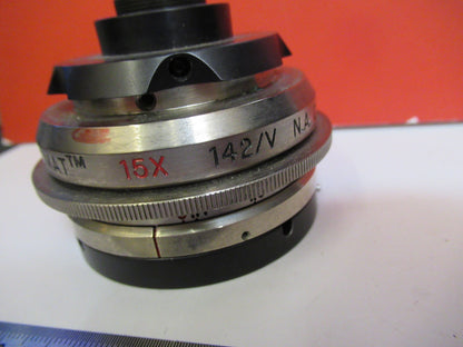 SPECTRA TECH REFLACHROMAT OBJECTIVE 15X MICROSCOPE PART AS PICTURED T1-A-26