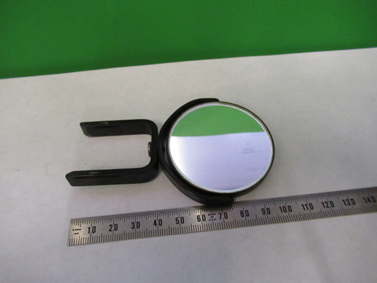 ANTIQUE BAUSCH LOMB MIRROR ASSEMBLY OPTICS MICROSCOPE PART AS PICTURED T2-A-66