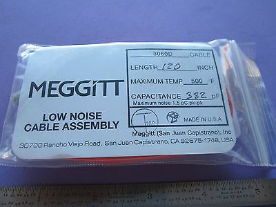 ENDEVCO 3060D CABLE 500F PIEZOELECTRIC for ACCELEROMETER CALIBRATION VIBRATION