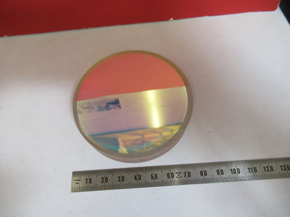 OPTICAL FLAT COATED DICHROIC ZERODUR PRO ZYGO LASER OPTICS AS PICTURED T9-A-31