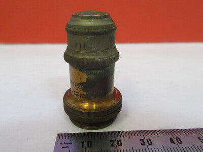 Antique Brass Ernst Leitz Germany Objective "2" Microscope Part