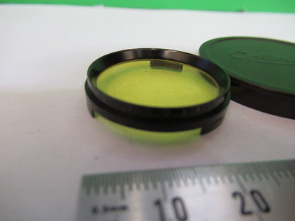 Optical Yellow Filter Optochrom Germany Glass Optics