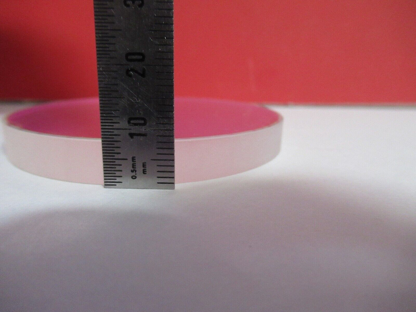 OPTICAL FLAT COATED FUSED SILICA PRO ZYGO LASER OPTICS AS PICTURED Q2-25
