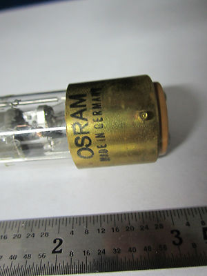 ZEISS GERMANY MICROSCOPE PART THALLIUM LAMP OSRAM OPTICS sku#7b-lob