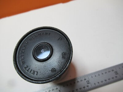 LEITZ WETZLAR POL EYEPIECE OCULAR OPTICS MICROSCOPE PART AS PICTURED &16-B-24