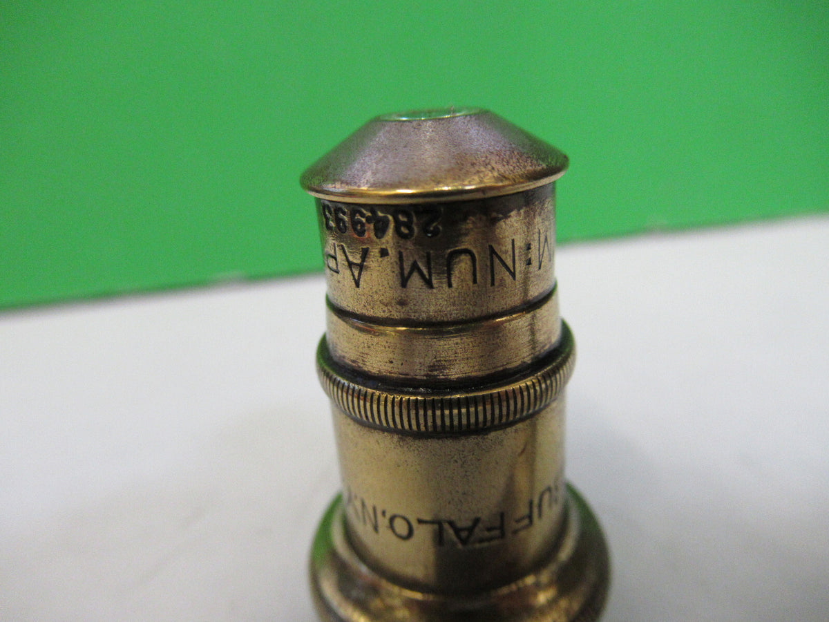 For Parts ANTIQUE SPENCER BRASS OBJECTIVE MICROSCOPE PART AS PICTURED G8-A-22