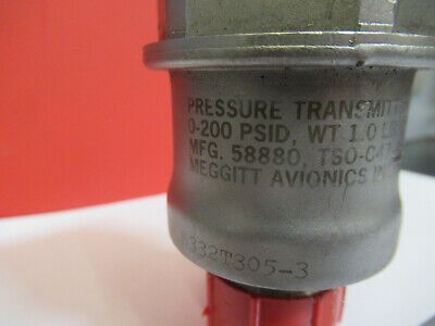FOR PARTS TRANSMITTER 418- 200 PSI AIRCRAFT PRESSURE FUEL AS PICTURED &75-FT-08