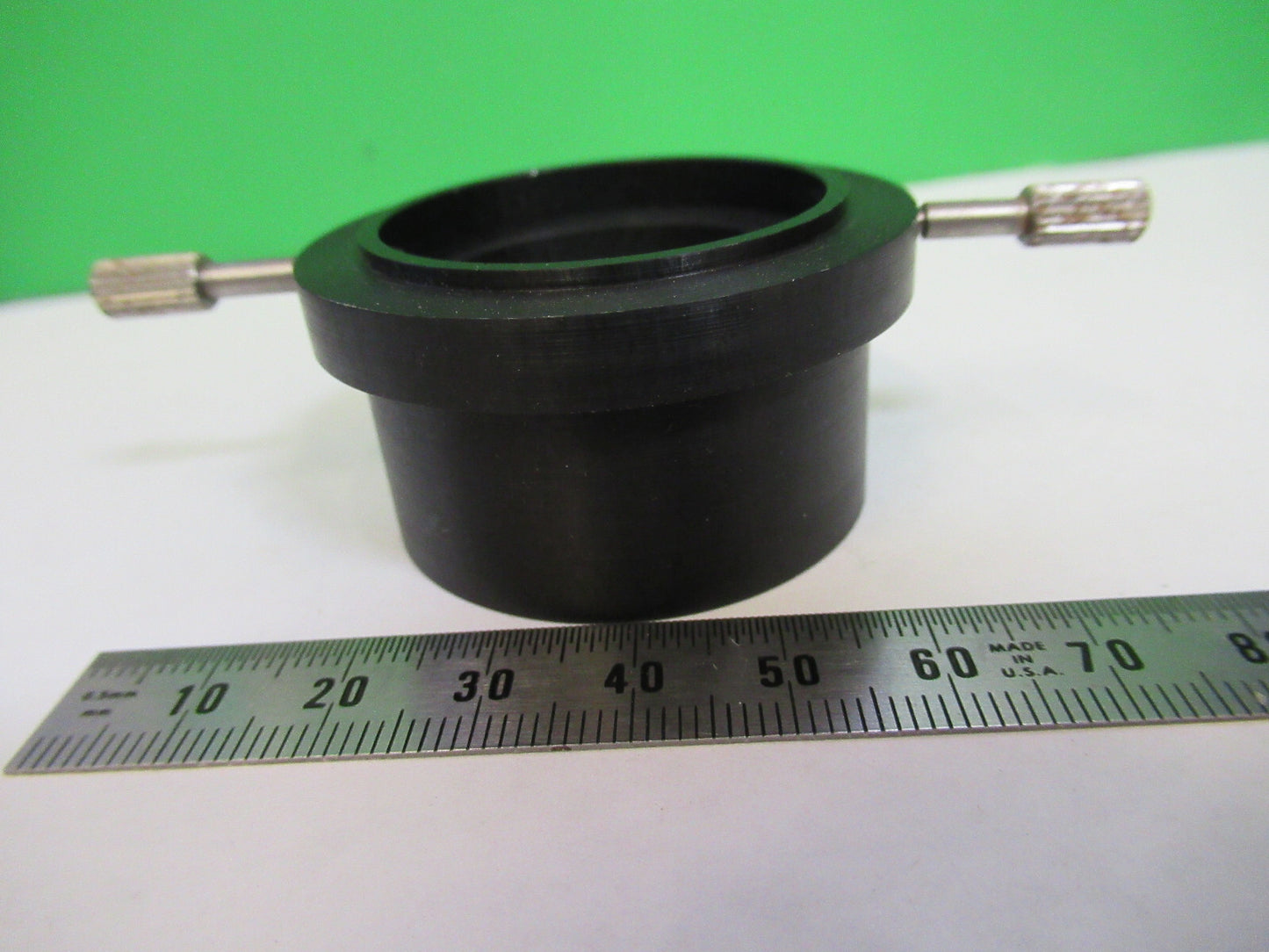 BAUSCH LOMB CONDENSER ACCESSORY OPTICS MICROSCOPE PART AS PICTURED X7-A-55