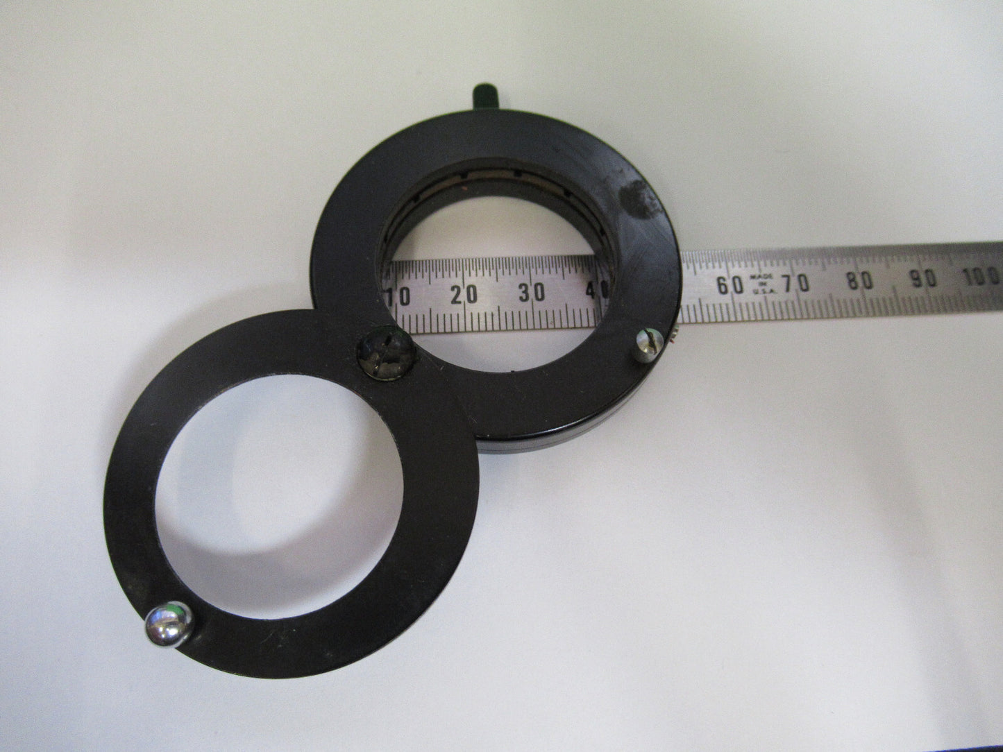 AO AMERICAN OPTICS DIAPHRAM IRIS  MICROSCOPE PART AS PICTURED X5-A-51